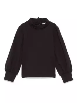 Толстовка Miss Grant Kids со складками, черный