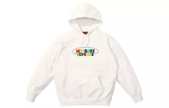 Толстовка Missoni X FW21 унисекс Supreme, белый