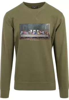 Толстовка Mister Tee Crewneck Sweater, оливковый