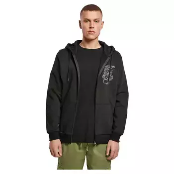 Толстовка Mister Tee Dragons Never Die full zip, черный