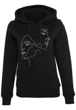 Толстовка Mister Tee "Mister Tee Ladies One Line Fit Hoody" Mistertee, черный