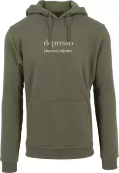 Толстовка Mister Tee "Мужская толстовка Mister Tee Depresso" Mistertee, оливковый