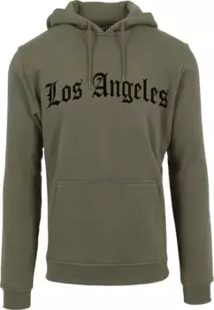 Толстовка Mister Tee "Мужская толстовка Mister Tee Los Angeles Wording Hoody" Mistertee, оливковый