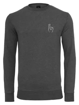 Толстовка Mister Tee Rundhalsausschnitt, цвет charcoal