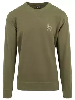 Толстовка Mister Tee Rundhalsausschnitt, оливковый