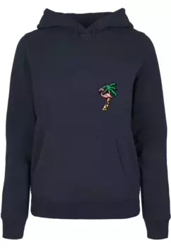 Толстовка Mister Tee "Женская базовая толстовка Mister Tee Flamingo с капюшоном " Mistertee, цвет морской волны