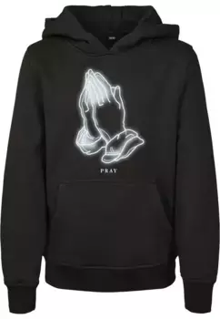 Толстовка MisterTee "Kinder Kids Pray Glow Hoody", черный