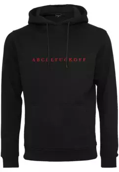 Толстовка MisterTee с капюшоном "MisterTee Men's ABC Hoody", черный