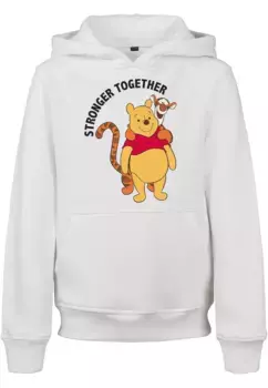 Толстовка MisterTee с капюшоном "MisterTee Unisex Kids Stronger Together Hoody", белый