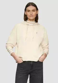Толстовка MIT DURCHZUGSKORDEL UND VERSPIELTER STICKEREI con cappuccio s.Oliver, бежевый