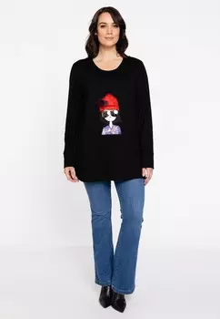 Толстовка MIT LANGARM Yoek, черный