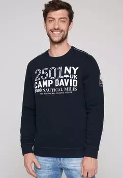 Толстовка MIT LOGO ARTWORK Camp David, цвет blue navy