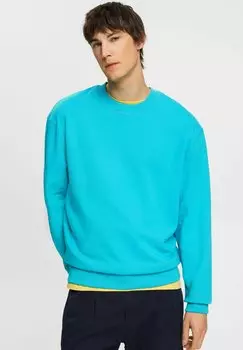 Толстовка Mit Logostickerei Auf Dem rmel Esprit, цвет aqua green