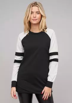 Толстовка MIT RAGLANRMELN UND RUNDHALS KONTRAST Cloud 5ive, черный