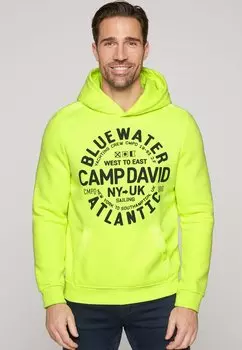 Толстовка MIT RUNDEM PUFF Camp David, цвет neon lime