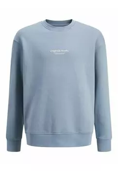 Толстовка MIT RUNDHALS GEDRUCKT MINI Jack & Jones, синий