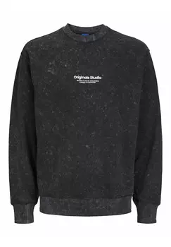 Толстовка MIT RUNDHALS Jack & Jones, черный