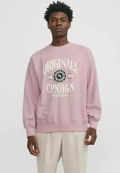 Толстовка Mit Rundhals Jack & Jones, цвет pink nectar
