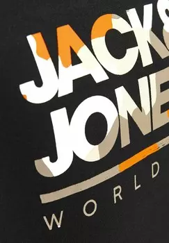 Толстовка MIT RUNDHALS LOGO Jack & Jones Junior, черный