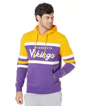 Толстовка Mitchell & Ness, NFL Head Coach Hoodie Vikings