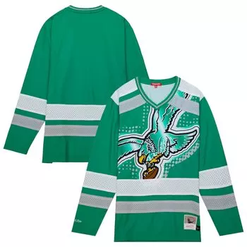 Толстовка Mitchell & Ness Philadelphia Eagles, зеленый