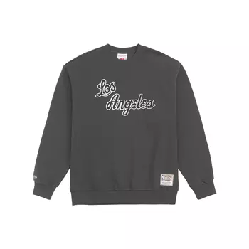 Толстовка Mitchell & Ness унисекс серая Mitchell Ness, серый