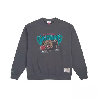 Толстовка Mitchell & Ness унисекс серая Mitchell Ness, серый