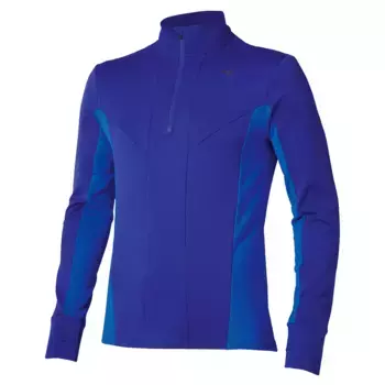 Толстовка Mizuno Active Warmalite half zip, синий
