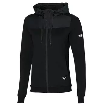 Толстовка Mizuno Athletic Full Zip, черный