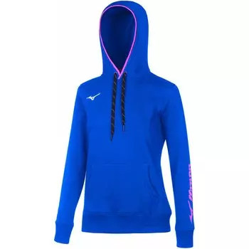 Толстовка Mizuno Hooded Wom, синий