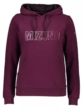 Толстовка Mizuno Hoodie, цвет Aubergine