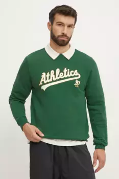 Толстовка MLB Oakland Athletic 47 brand, зеленый