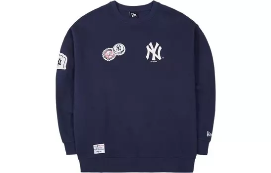 Толстовка Mlb X унисекс темно-синяя New Era, темно-синий