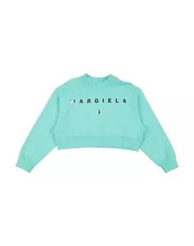 Толстовка Mm6 Maison Margiela, бирюзовый