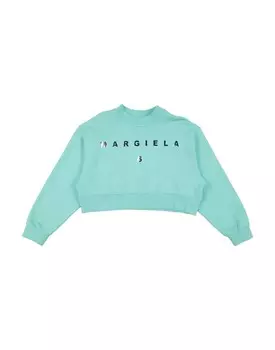 Толстовка Mm6 Maison Margiela, бирюзовый