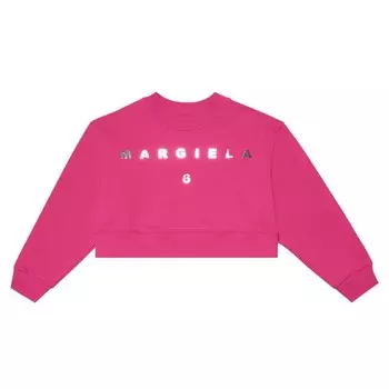 Толстовка MM6 Maison Margiela Kids Sweatshirt, цвет Super Pink