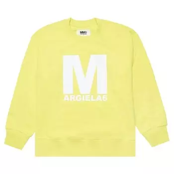 Толстовка MM6 Maison Margiela Kids Sweatshirt, цвет Blazing Yellow