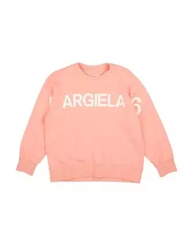 Толстовка Mm6 Maison Margiela, лососево-розовый