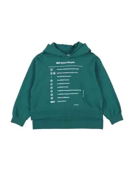 Толстовка Mm6 Maison Margiela, темно-зеленый