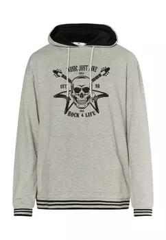 Толстовка MO, пятнистый серый