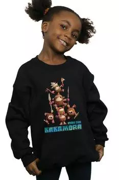 Толстовка Moana Fear The Kakamora Disney, черный