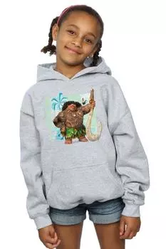 Толстовка Моана Мауи Disney, серый