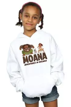 Толстовка «Моана Приключения в Океании» Disney, белый
