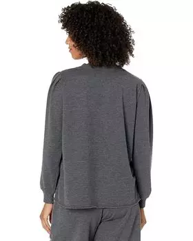 Толстовка Mod-o-doc Burnout Fleece Long Sleeve Crew Sweatshirt, черный