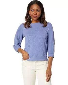 Толстовка Mod-o-doc Slub Jersey 3/4 Sleeve Mix Media, цвет Morning Fog