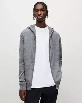 Толстовка Mode Merino на молнии Ramskull AllSaints, серый мергель