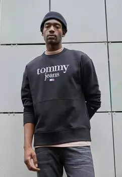Толстовка MODERN LOGO CREW Tommy Jeans, черный