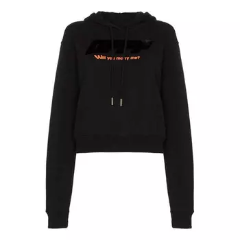 Толстовка modern obstacles loose cotton black Off-White, черный