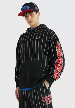 Толстовка MODERN PREP PINSTRIPE RELAXED Tommy Jeans, черный