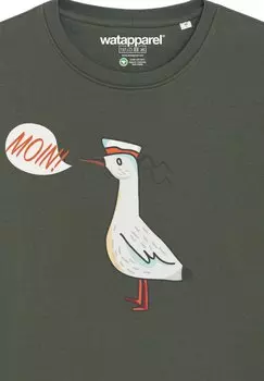 Толстовка MOIN SEAGULL watapparel, хаки